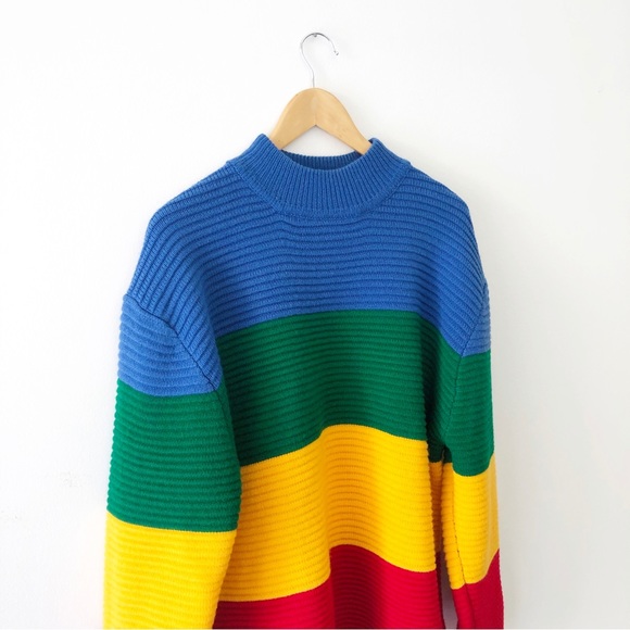 UNIF Oversized Colorblock Sweater - Picture 4 of 7